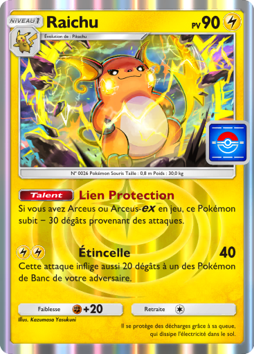 Carte Pokémon TCG Pocket Promo-A Raichu