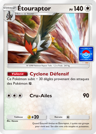 Carte Pokémon TCG Pocket Promo-A Étouraptor