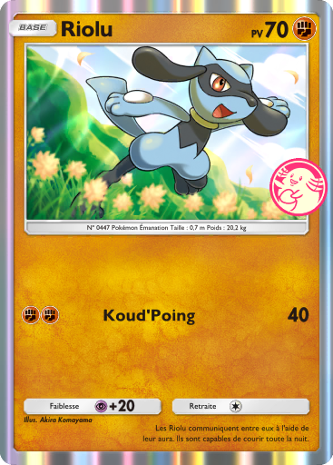 Carte Pokémon TCG Pocket Promo-A Riolu