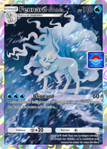 Carte Pokémon TCG Pocket Promo-A Feunard (d'Alola)