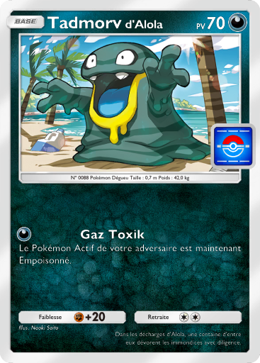 Carte Pokémon TCG Pocket Promo-A Tadmorv (d'Alola)