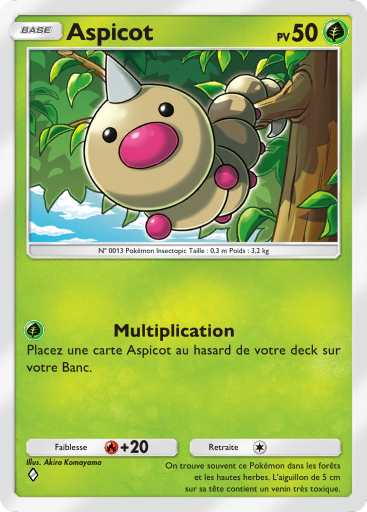 Carte Pokémon TCG Pocket Réjouissances Rayonnantes Aspicot