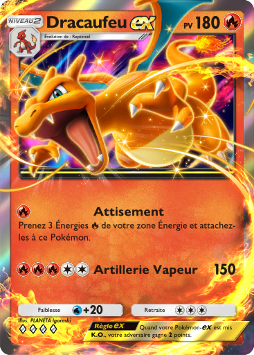 Carte Pokémon TCG Pocket Réjouissances Rayonnantes Dracaufeu-ex