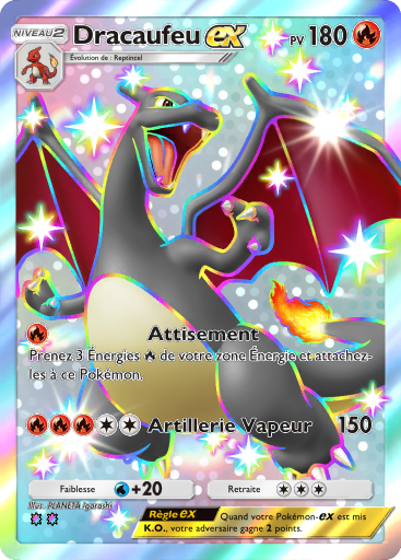 Carte Pokémon TCG Pocket Réjouissances Rayonnantes Dracaufeu-ex