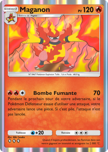 Carte Pokémon TCG Pocket Réjouissances Rayonnantes Maganon