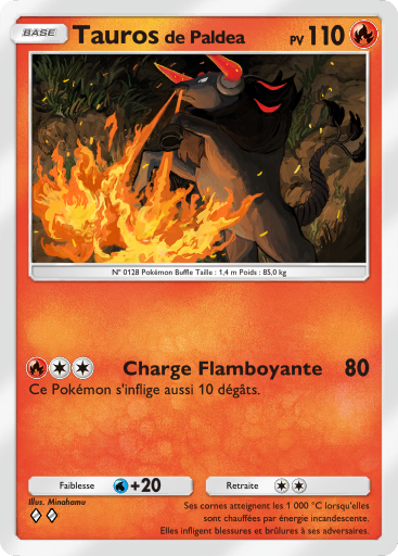 Carte Pokémon TCG Pocket Réjouissances Rayonnantes Tauros[Text:Char v="FOUR-PER-EM-SPACE" ][Text:AdditionalName v="ADDITIONAL_NAME_Paldea" type="region" ]