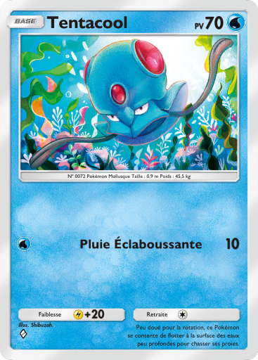 Carte Pokémon TCG Pocket Réjouissances Rayonnantes Tentacool