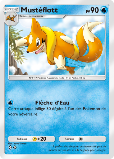 Carte Pokémon TCG Pocket Réjouissances Rayonnantes Mustéflott
