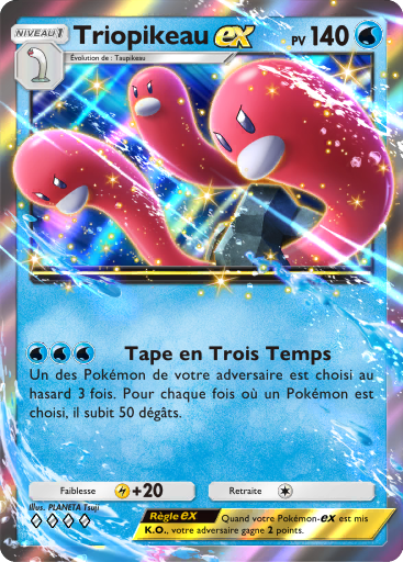 Carte Pokémon TCG Pocket Réjouissances Rayonnantes Triopikeau-ex