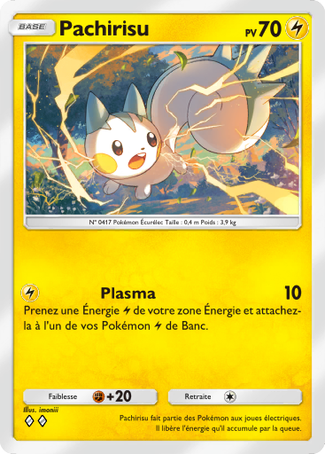 Carte Pokémon TCG Pocket Réjouissances Rayonnantes Pachirisu