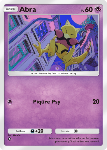 Carte Pokémon TCG Pocket Réjouissances Rayonnantes Abra