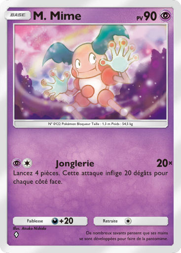 Carte Pokémon TCG Pocket Réjouissances Rayonnantes M. Mime