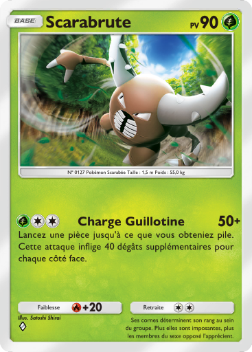 Carte Pokémon TCG Pocket Réjouissances Rayonnantes Scarabrute