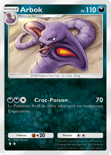 Carte Pokémon TCG Pocket Réjouissances Rayonnantes Arbok
