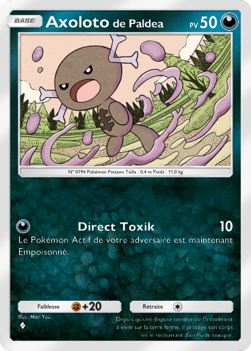 Carte Pokémon TCG Pocket Réjouissances Rayonnantes Axoloto[Text:Char v="FOUR-PER-EM-SPACE" ][Text:AdditionalName v="ADDITIONAL_NAME_Paldea" type="region" ]