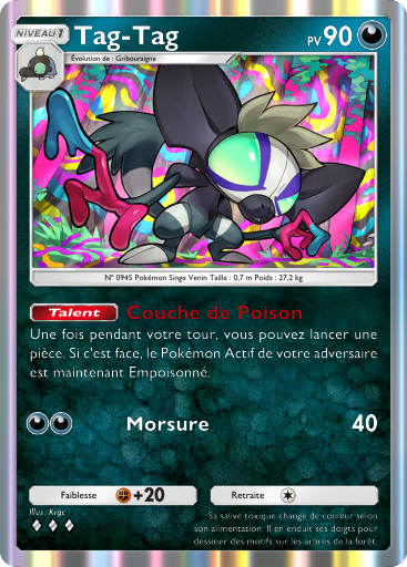 Carte Pokémon TCG Pocket Réjouissances Rayonnantes Tag-Tag