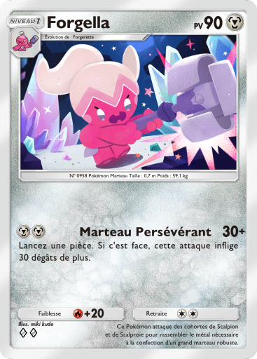 Carte Pokémon TCG Pocket Réjouissances Rayonnantes Forgella
