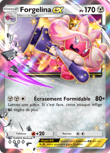 Carte Pokémon TCG Pocket Réjouissances Rayonnantes Forgelina-ex