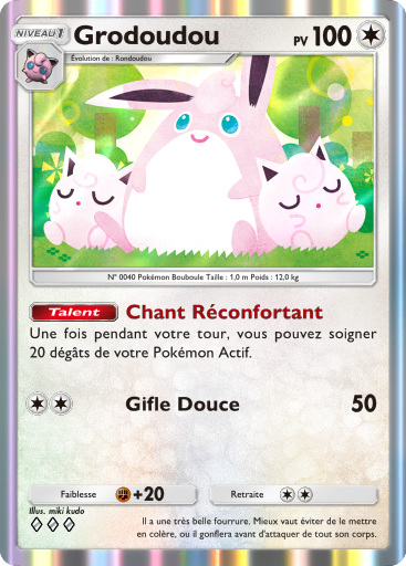 Carte Pokémon TCG Pocket Réjouissances Rayonnantes Grodoudou