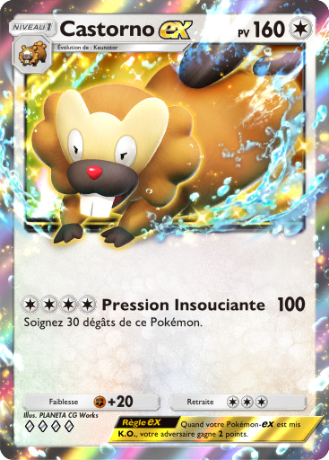 Carte Pokémon TCG Pocket Réjouissances Rayonnantes Castorno-ex