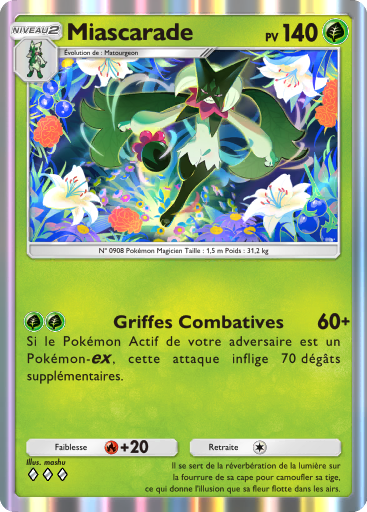 Carte Pokémon TCG Pocket Réjouissances Rayonnantes Miascarade