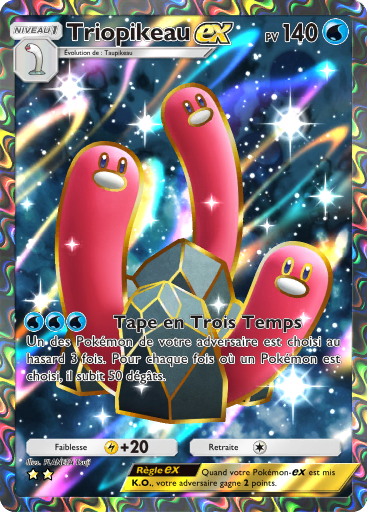 Carte Pokémon TCG Pocket Réjouissances Rayonnantes Triopikeau-ex
