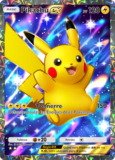 Carte Pokémon TCG Pocket Réjouissances Rayonnantes Pikachu-ex