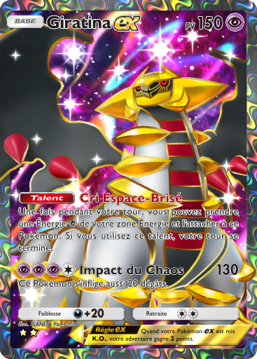 Carte Pokémon TCG Pocket Réjouissances Rayonnantes Giratina-ex