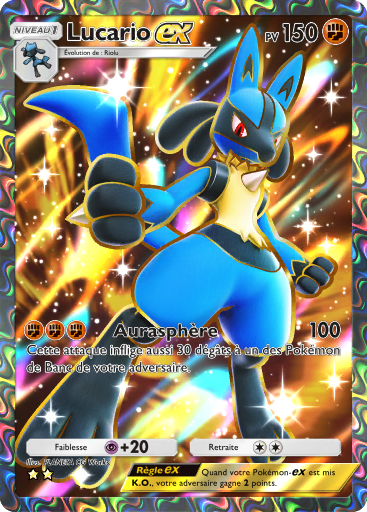 Carte Pokémon TCG Pocket Réjouissances Rayonnantes Lucario-ex