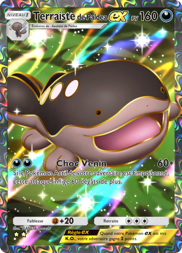 Carte Pokémon TCG Pocket Réjouissances Rayonnantes Terraiste[Text:Char v="FOUR-PER-EM-SPACE" ][Text:AdditionalName v="ADDITIONAL_NAME_Paldea" type="region" ]-ex