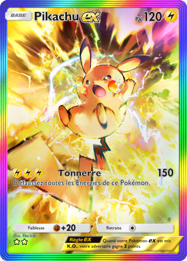 Carte Pokémon TCG Pocket Réjouissances Rayonnantes Pikachu-ex