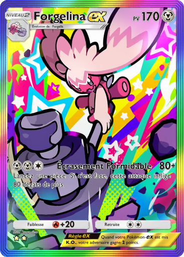 Carte Pokémon TCG Pocket Réjouissances Rayonnantes Forgelina-ex