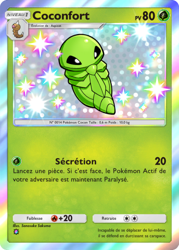 Carte Pokémon TCG Pocket Réjouissances Rayonnantes Coconfort