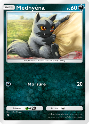 Carte Pokémon TCG Pocket Choc Spatio-Temporel Medhyèna