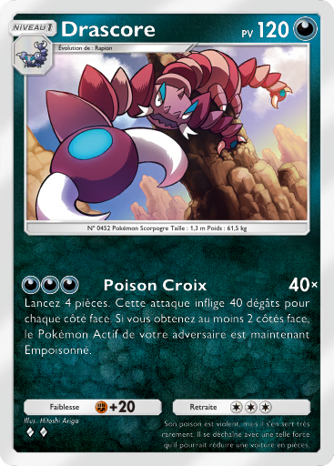 Carte Pokémon TCG Pocket Choc Spatio-Temporel Drascore