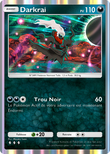 Carte Pokémon TCG Pocket Choc Spatio-Temporel Darkrai