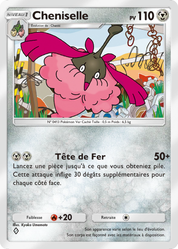 Carte Pokémon TCG Pocket Choc Spatio-Temporel Cheniselle