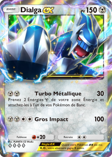 Carte Pokémon TCG Pocket Choc Spatio-Temporel Dialga-ex