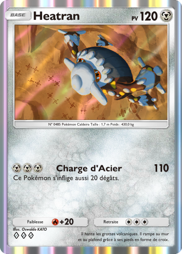 Carte Pokémon TCG Pocket Choc Spatio-Temporel Heatran