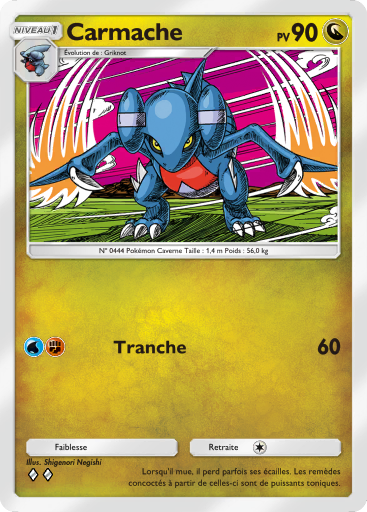 Carte Pokémon TCG Pocket Choc Spatio-Temporel Carmache