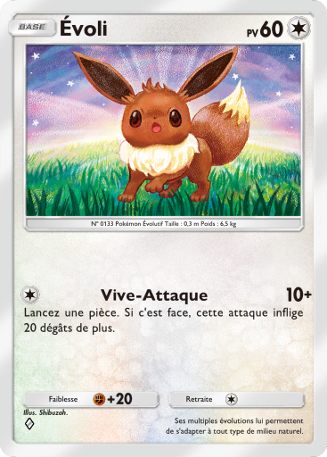 Carte Pokémon TCG Pocket Choc Spatio-Temporel Eevee