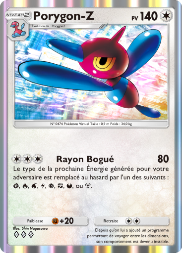 Carte Pokémon TCG Pocket Choc Spatio-Temporel Porygon-Z