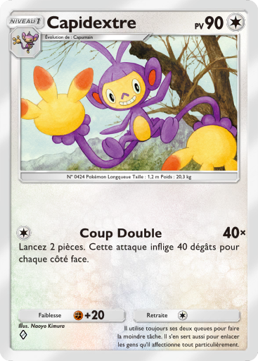Carte Pokémon TCG Pocket Choc Spatio-Temporel Capidextre