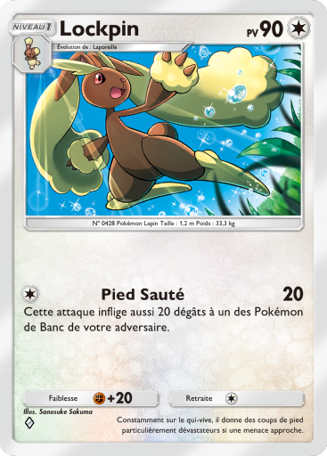 Carte Pokémon TCG Pocket Choc Spatio-Temporel Lockpin