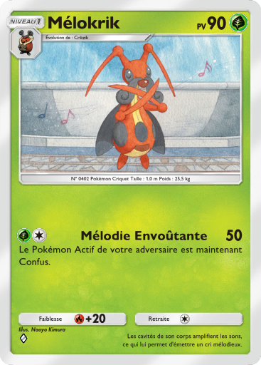 Carte Pokémon TCG Pocket Choc Spatio-Temporel Mélokrik