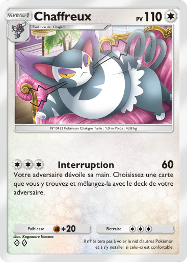 Carte Pokémon TCG Pocket Choc Spatio-Temporel Chaffreux