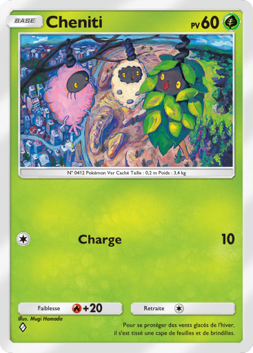 Carte Pokémon TCG Pocket Choc Spatio-Temporel Cheniti