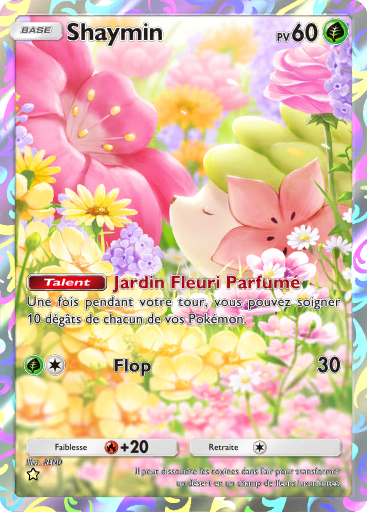 Carte Pokémon TCG Pocket Choc Spatio-Temporel Shaymin