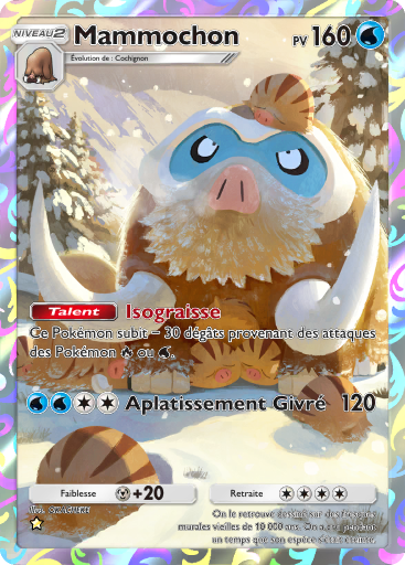 Carte Pokémon TCG Pocket Choc Spatio-Temporel Mammochon