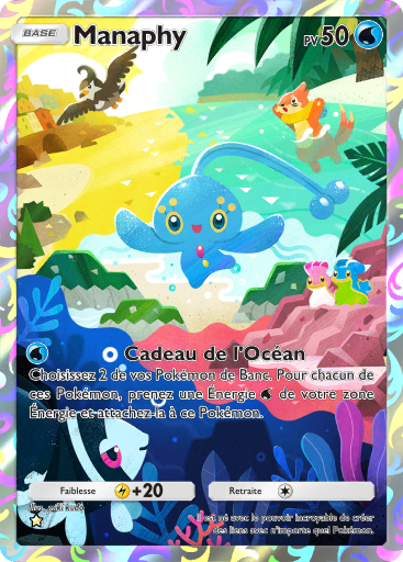 Carte Pokémon TCG Pocket Choc Spatio-Temporel Manaphy